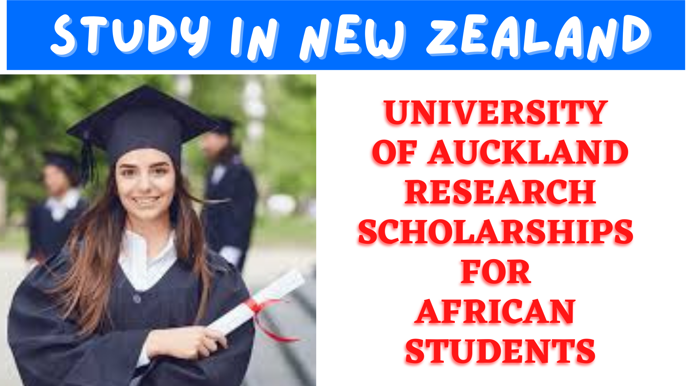5 reasons why you should apply for the University of Auckland Research Scholarships for African Students in New Zealand